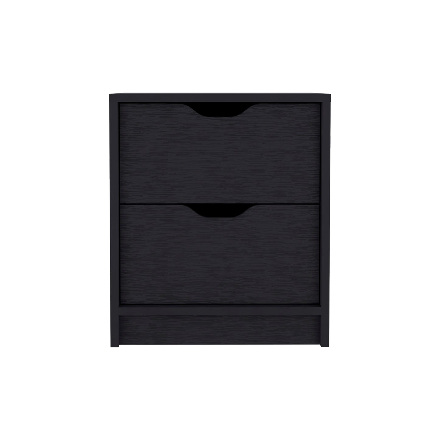 Raymer Black Dresser and Nightstand