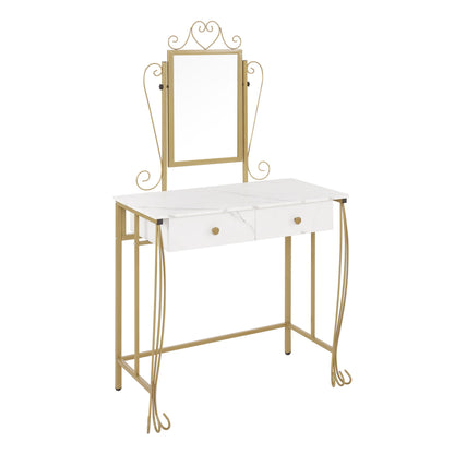 Elara Vanity Table and Mirror