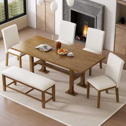 Harper 6-Piece Farmhouse Dining Set