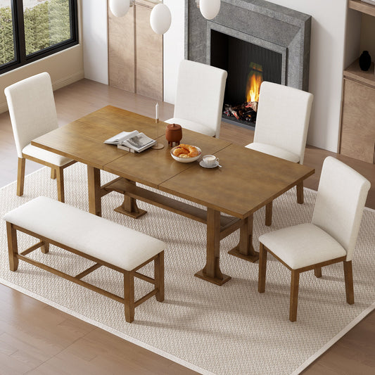 Harper 6-Piece Farmhouse Dining Set