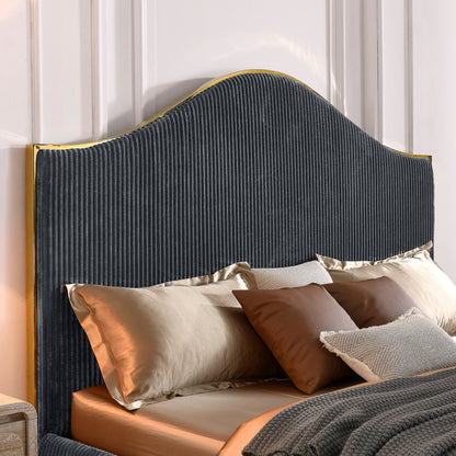 Soren Velvet Upholstered Bed