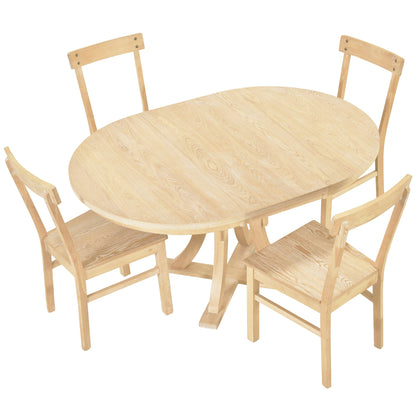 Willow 5-Piece Extendable Dining Set
