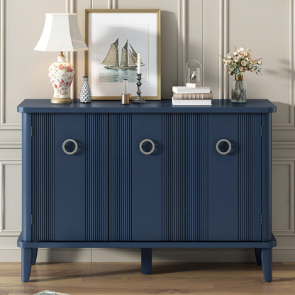 Marlow Navy Blue Storage Cabinet