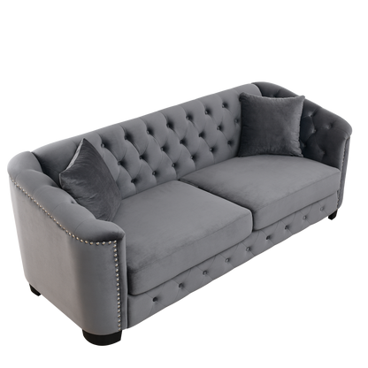 Monroe Velvet Sofa with Loveseat