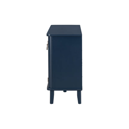 Marlow Navy Blue Storage Cabinet