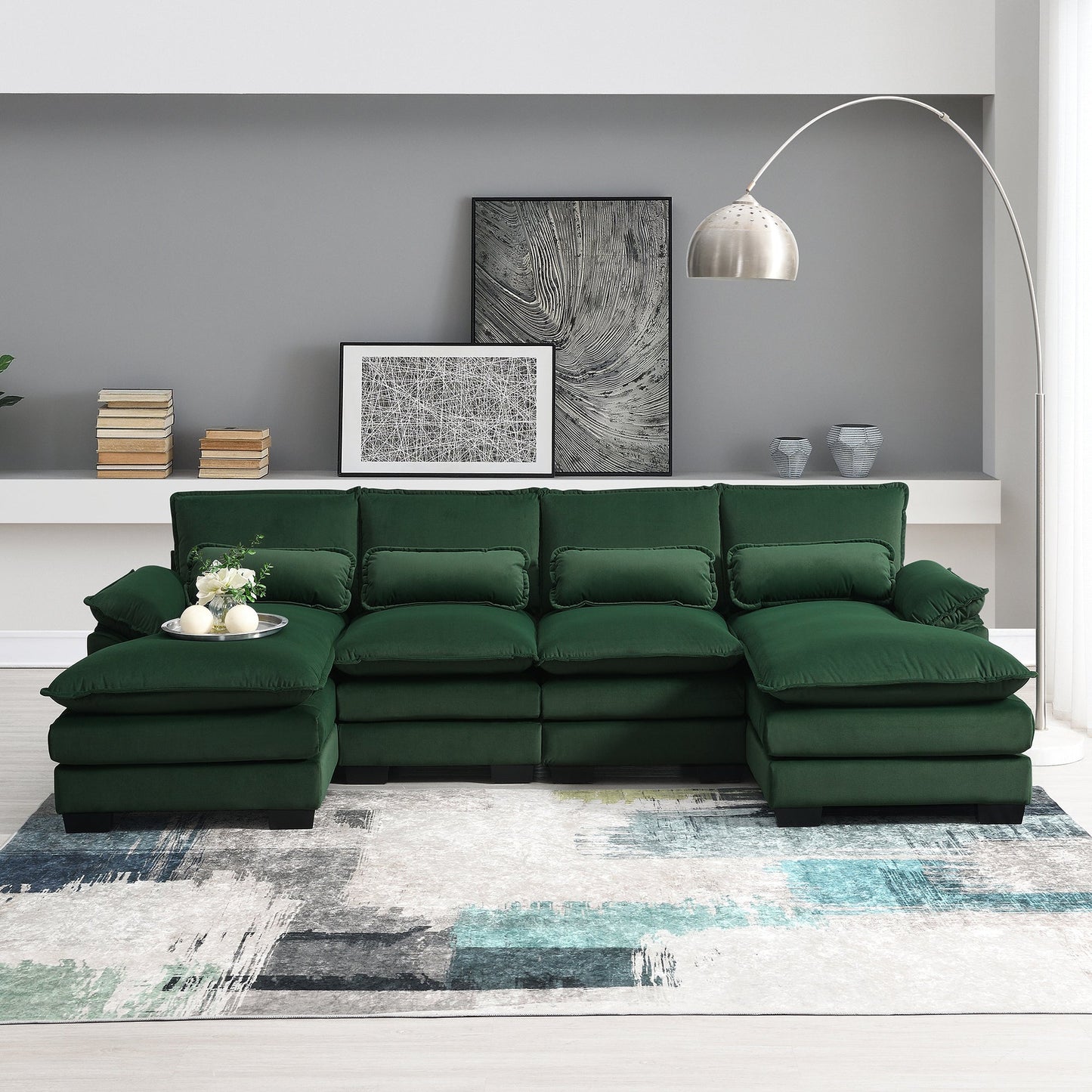 Arden Modular Emerald Sectional