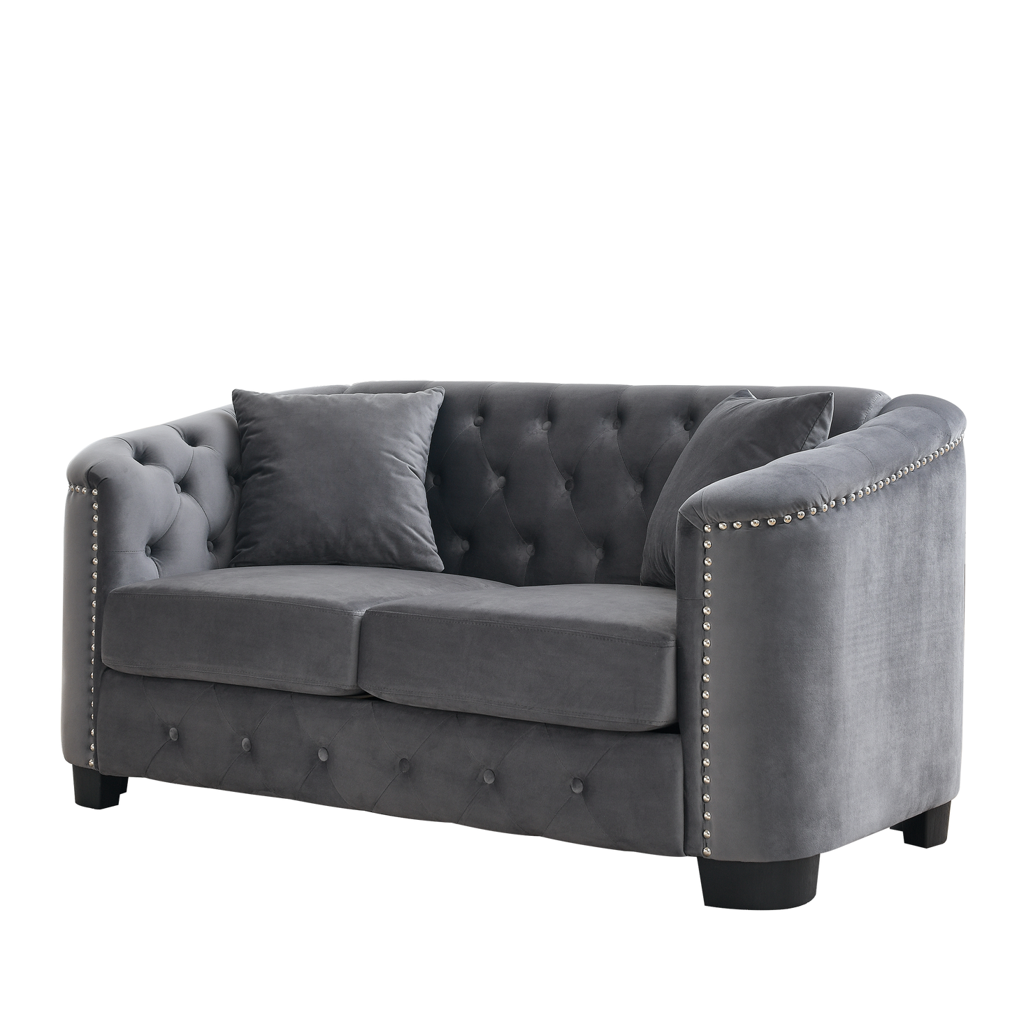 Monroe Velvet Sofa with Loveseat
