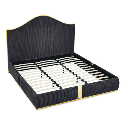 Soren Velvet Upholstered Bed
