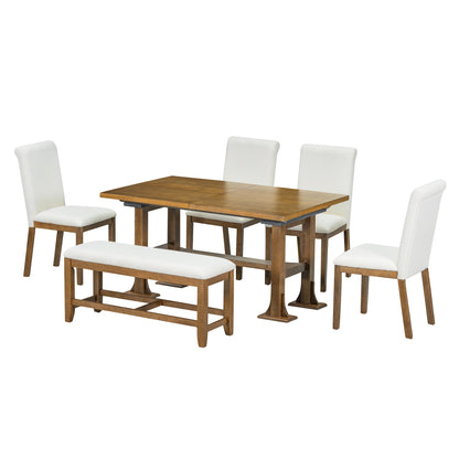 Harper 6-Piece Farmhouse Dining Set