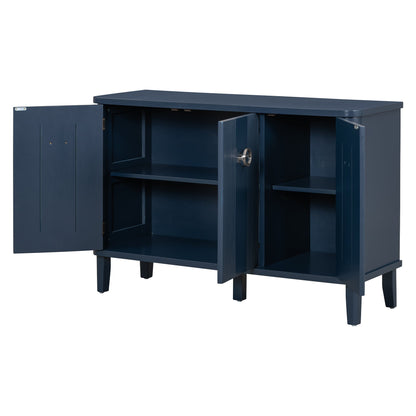 Marlow Navy Blue Storage Cabinet