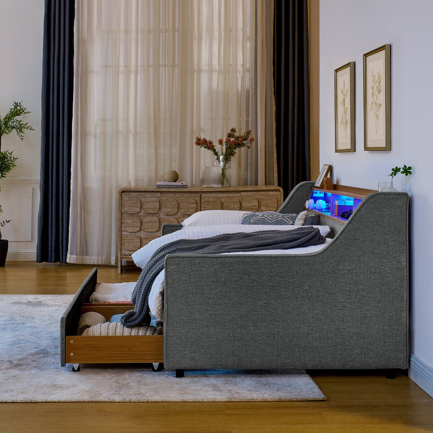 Haven Upholstered Storage Bed