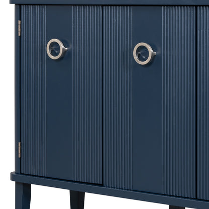 Marlow Navy Blue Storage Cabinet