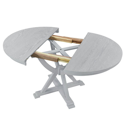 Ashford Mid-Century Farmhouse 5-Piece Extendable Dining Set