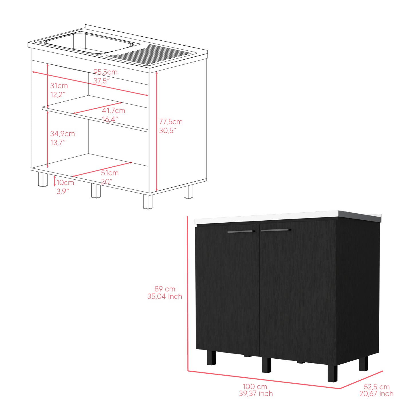 Burwood Sink Cabinet
