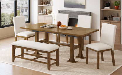 Harper 6-Piece Farmhouse Dining Set