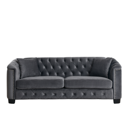 Monroe Velvet Sofa with Loveseat