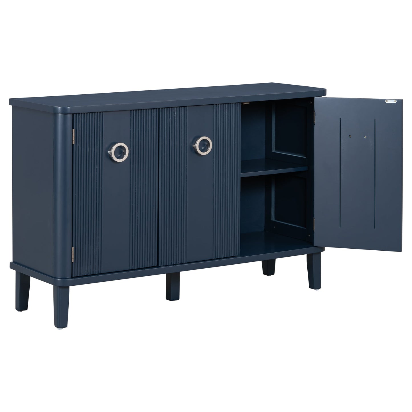 Marlow Navy Blue Storage Cabinet