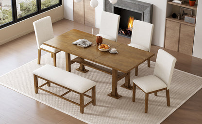Harper 6-Piece Farmhouse Dining Set