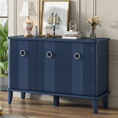 Marlow Navy Blue Storage Cabinet