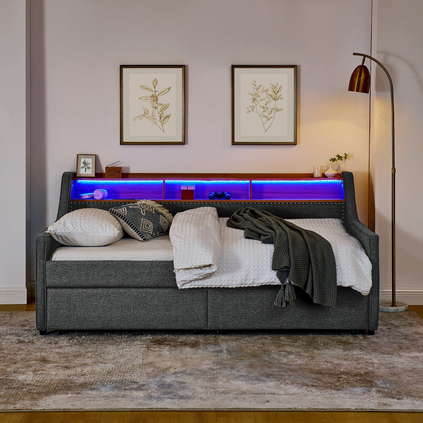 Haven Upholstered Storage Bed