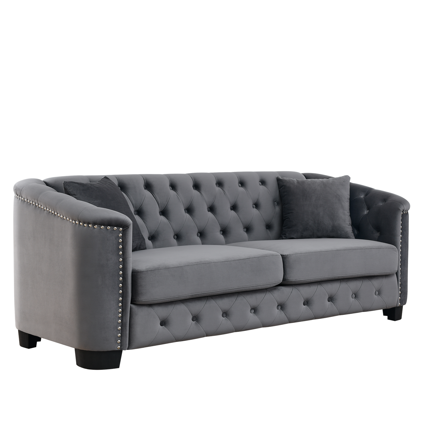 Monroe Velvet Sofa with Loveseat