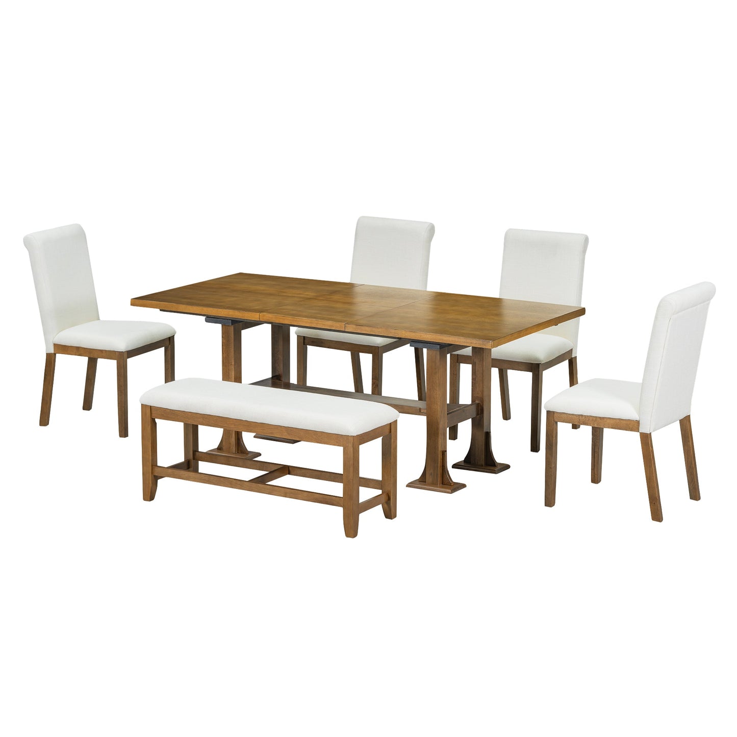 Harper 6-Piece Farmhouse Dining Set